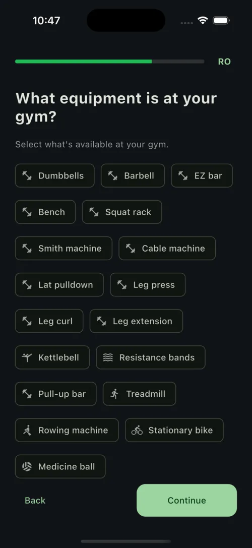 Onboarding Trainzy — 3 · Your equipment