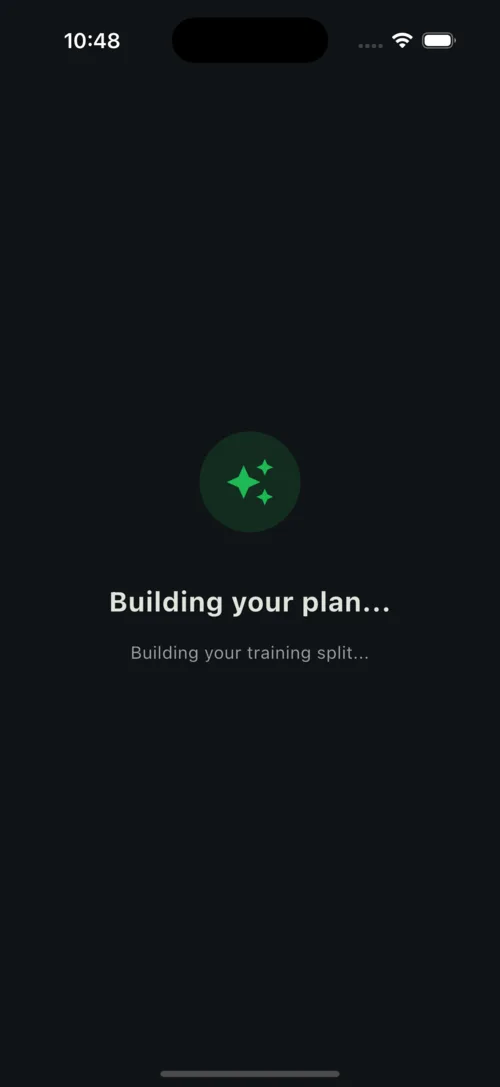 Onboarding Trainzy — 5 · AI builds your plan